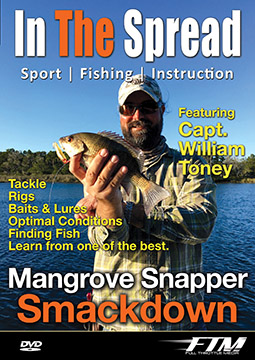 Mangrove snapper fishing video with William Toney from In The Spread