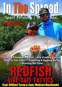Redfish Live Bait Tactics Fishing video with Captain William Toney from In The Spread
