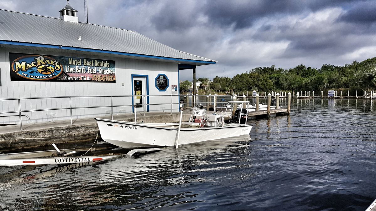 The Homosassa River system from the boat launch