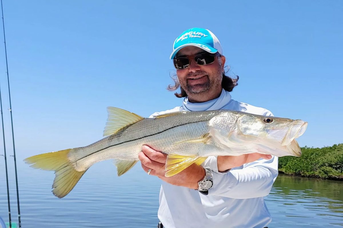 Captain William Toney Homosassa snook fishing charter — Nature Coast inshore snook