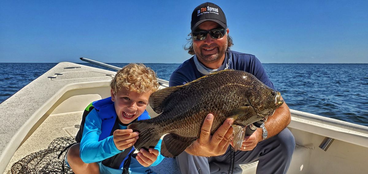 Tripletail caught near structure off Homosassa